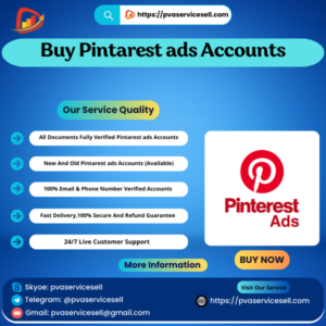 Buy Pintarest ads Accounts