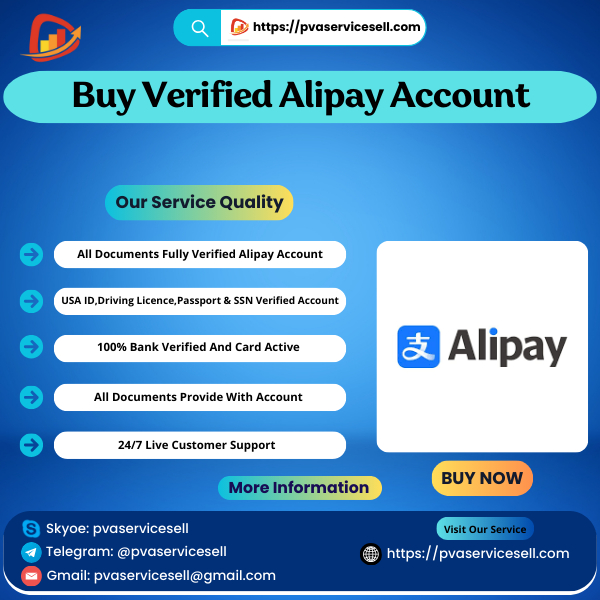 Buy Verified Alipay Account - PVA Service Sell