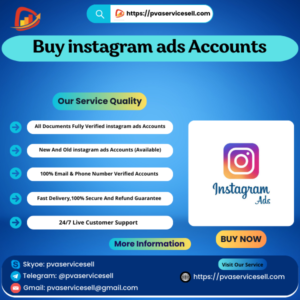 Buy instagram ads Accounts
