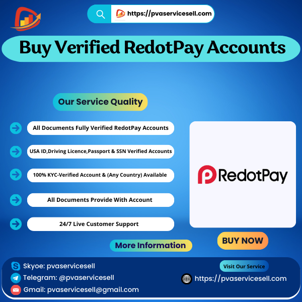 Buy Verified RedotPay Accounts - PVA Service Sell